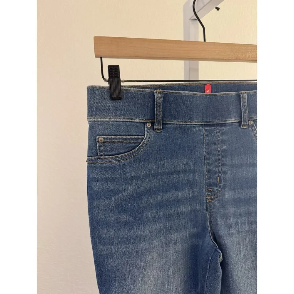 Spanx Flare Jeans Vintage Indigo 20456Q Petite Size M NWT